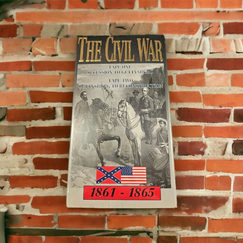 The Civil War 1861-1865 Two Tape VHS 1991 RARE Sealed